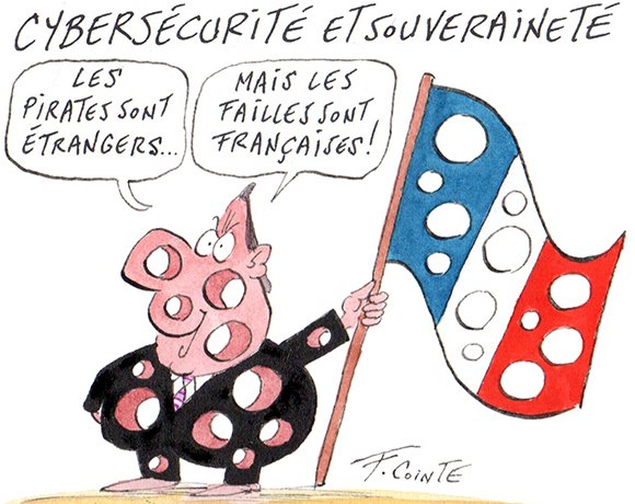 Dessin: Stratégie nationale de cybersécurité : enfin ou trop tard ?